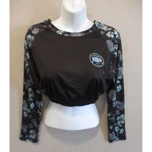 PIER 27 CANCUN LS Rash Guard/Surf/Swim Top Size XL UPF 50+ Cropped